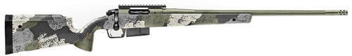 Springfield Armory BAW92465PRCG Model 2020 WayPoint  6.5 PRC 3+1 Cap 24" Mil-Spec Green Cerakote Rec/Barrel Evergreen Camo Carbon Fiber Hybrid Profile with M-LOK Stock Right Hand (Full Size)