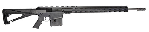 Great Lakes Firearms GL10LA270SSBLK AR-10 Rifle in 270 Win with 24-Inch Barrel and Black Hogue OverMolded Stock