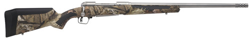 Savage Arms 57046 110 Bear Hunter .338 Win Mag Bolt-Action Rifle with Matte Stainless Finish and Mossy Oak Break-Up Country Stock