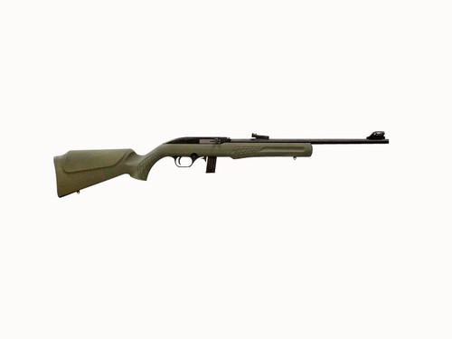 Rossi RS22L1811OD Semi-Auto 22 LR Rifle with 18-Inch Barrel and Monte Carlo OD Green Synthetic Stock