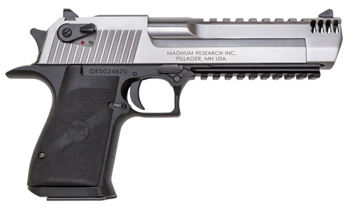 Magnum Research Desert Eagle Mark XIX L6 .357 Mag Pistol with 6-Inch Barrel, Black Anodized Finish – Part DE357ASIMB