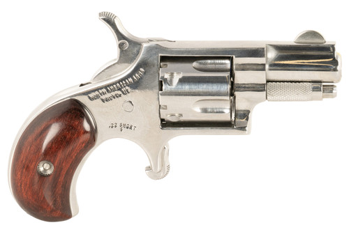 North American Arms SDLX .22 Short Revolver with Rosewood Grip and Polished Finish