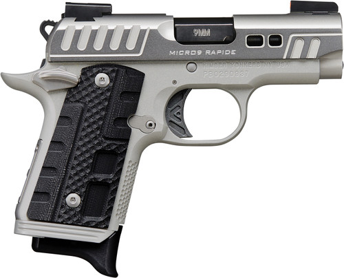 Kimber Mfg. Inc. 3300223 Micro 9 Rapide Black Ice 9mm Pistol with KimPro II Silver Finish