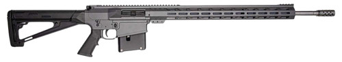 Great Lakes Firearms AR-10 30-06 Springfield Sniper Gray Aluminum Rifle with 24-inch Threaded Barrel