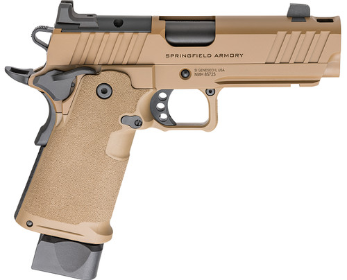Springfield Armory PH9117AOSCBCOMP 9mm Luger Full-Size Pistol with Coyote Brown Cerakote Finish and Integrated Compensator