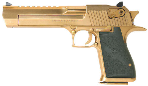 Magnum Research DE50TG Desert Eagle Mark XIX 50 AE Pistol with Titanium Gold Finish and 6-Inch Barrel