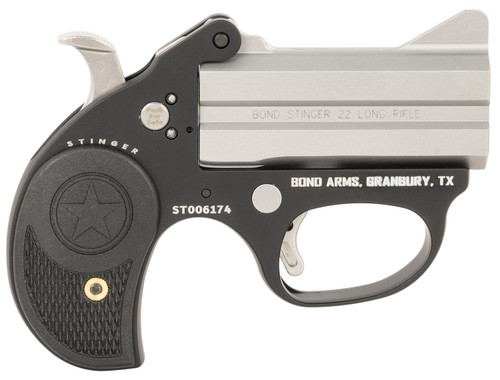 Bond Arms BASL Stinger .22 LR Double Barrel Pistol with 3-Inch Stainless Steel Barrels