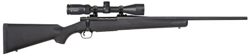 Mossberg Patriot Model 27933 308 Win Bolt-Action Rifle with Vortex Crossfire II Scope  22-Inch Fluted Barrel, Black Synthetic Stock
