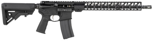 Battle Arms Development Worhorse017 Workhorse AR-15 Rifle in 223 Wylde - 16-inch Barrel, Black Finish, Adjustable Stock