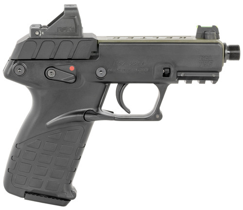 Kel-Tec P17GRNBLKOPTIC 22 LR with Optic and Holster - Green/Black