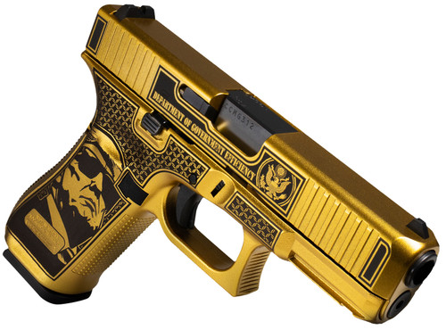 Glock G47 9mm Luger with Glamour Gold Cerakote Finish and MOS Cut Slide  Model PA475S204MOSNDGE