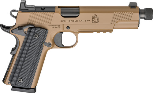 Springfield Armory 1911 Operator .45 ACP with Coyote Brown Cerakote Finish – Part Number POT9230CBAOS