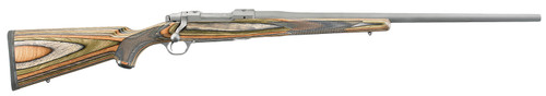 Ruger Hawkeye Predator .204 Ruger Bolt-Action Rifle with 24 inch Stainless Steel Barrel and Fixed Green Laminate Stock