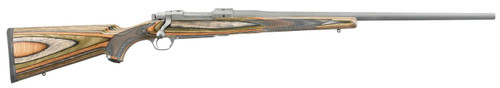 Ruger Hawkeye Predator .22-250 Rem Rifle with Stainless Steel Finish and Green Mountain Stock - Model 17121