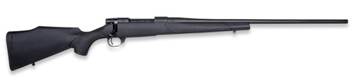 Weatherby Vanguard Obsidian 6.5 Creedmoor Bolt-Action Rifle - 20-Inch Heavy Threaded Barrel, Black Steel Receiver, Monte Carlo Stock