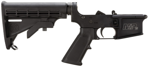 Smith & Wesson 812002 AR-15 Complete Lower Receiver with Collapsible Stock and Pistol Grip