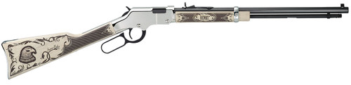 Henry H004AE Golden Boy Silver American Eagle .22 Rifle with 20-Inch Octagon Barrel
