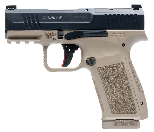 Canik Mete MC9L *CA* 9mm Luger Semi-Auto Pistol with Flat Dark Earth Finish and 3.18-inch Barrel HG7884CABD-N