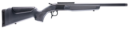 CVA CR4435 Scout .243 Win Bolt-Action Rifle with 20-Inch Threaded Barrel and Fixed Gray Synthetic Stock
