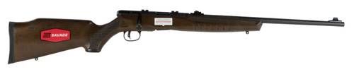 Savage Arms B Series G Full Size .22 LR Bolt Action Rifle with 21-Inch Sporter Barrel, Satin Walnut Stock, and Adjustable Iron Sights