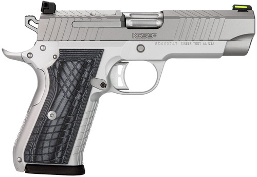 Kimber MFG. Inc. KDS9C Stainless 9mm Pistol with 15+1 Capacity and Green Fiber Optic Sights