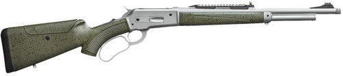 Davide Pedersoli GuideMaster-X 45-70 Gov Lever-Action Rifle with Threaded Barrel and Green Synthetic Stock