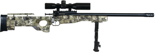 Crickett KSA2151 22LR Complete Package Bolt-Action Rifle with Kryptek Camo Stock and 16.12-Inch Bull Barrel