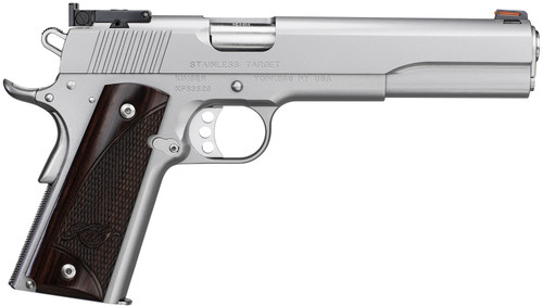 Kimber MFG. Inc. 3000373 Stainless Target LS 45 ACP with 6-Inch Barrel and Rosewood Grips