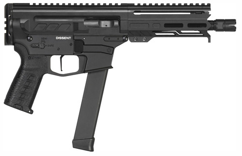 CMMG Dissent MKGS 9mm Luger Semi-Auto Rifle with 6.5-inch Barrel and 33+1 Capacity