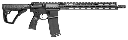 Daniel Defense DDM4 V7 LW 5.56 NATO Rifle - 16-Inch Barrel, Black Hardcoat Anodized Finish, 30+1 Capacity