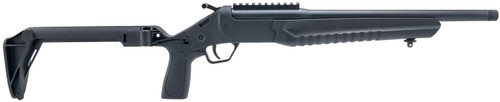 Rossi LWC300B-BKFS LWC 300 Blackout Single Shot Rifle with 16.5" Threaded Barrel and Folding Stock