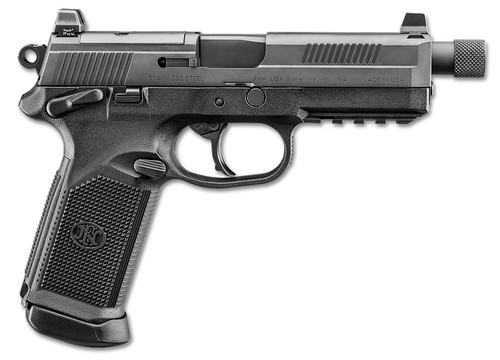 FN FNX45T Tactical Bundle 45 ACP with 5.30-inch Threaded Barrel and Night Sights