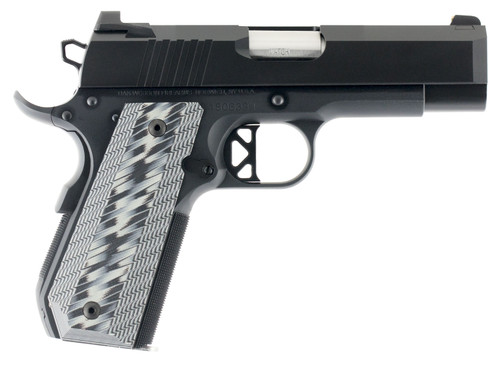 Dan Wesson 01884 EPC 9mm Luger Pistol with 4-Inch Bull Barrel and Black Aluminum Frame