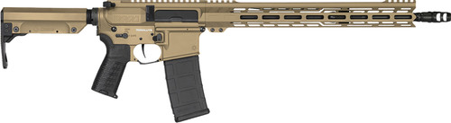 CMMG Resolute MK4 5.56 NATO Rifle with 16.1-inch Barrel and Brown Finish