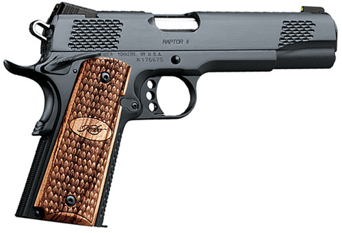 Kimber MFG Inc. Raptor II .45 ACP 5-Inch Stainless Steel Pistol with Zebrawood Grips