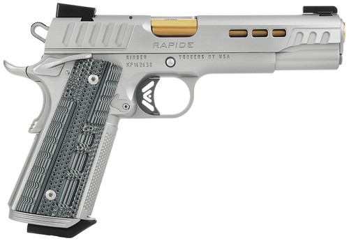 Kimber MFG., Inc. 3000420CA Rapide Dawn 9mm Semi-Auto Pistol with 5-Inch Barrel and G10 Grips