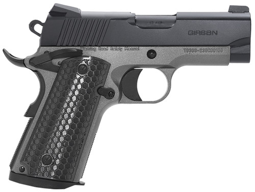 EAA Girsan MC1911 SC Untouchable Sub-Compact 45 ACP Pistol with 3.40-Inch Barrel and Ambidextrous Safety