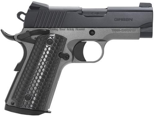 EAA Girsan MC1911 SC Untouchable Sub-Compact 9mm Luger Pistol with 3.40-Inch Barrel
