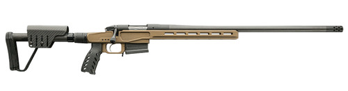 Bergara Rifles BPR3722CM Premier MgLite Full Size 22 Creedmoor Bolt-Action Rifle with Carbon Fiber Barrel and Folding Chassis