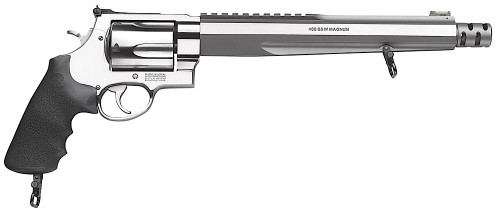 Smith & Wesson Performance Center Model 460 XVR Revolver with 10.5-Inch Barrel and Black Polymer Grips