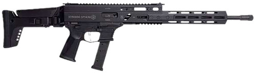 Grand Power Stribog SP9A3G 9mm Luger Semi-Auto Rifle with 16-inch Threaded Barrel and Black Finish