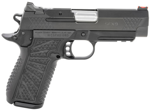 Wilson Combat SFX9-CPR4 Compact 9mm Luger Pistol with 4-Inch Stainless Barrel and Beavertail Design