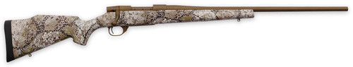 Weatherby Vanguard Badlands VAP222RR4T Bolt Action Rifle in 22-250 Rem with 24-Inch Threaded Barrel and Camouflage Stock