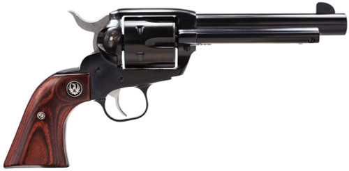 Ruger Vaquero Medium Frame .45 Colt Revolver with 5.50-inch Blued Steel Barrel and Hardwood Grips - Part #5101