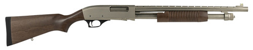 Tokarev USA TX3 12 Gauge Pump Action Shotgun with Nickel Finish and Turkish Walnut Stock