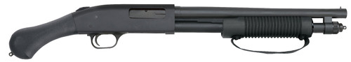 Mossberg 50657 590 Shockwave 20 Gauge Pump Shotgun with 14.38-inch Barrel and Black Raptor Grip