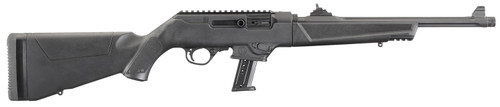 Ruger PC Carbine 19102 9mm Luger with 16.12-inch Threaded Fluted Barrel and Black Synthetic Stock
