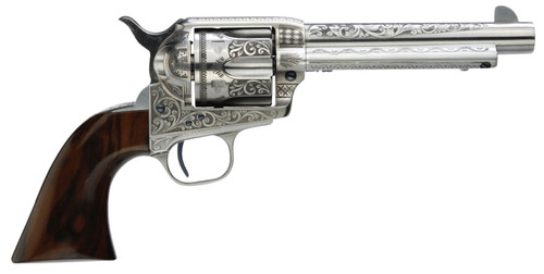 Taylors & Company 1873 Cattleman Photo Engraved Revolver in 45 Colt with 5.5-inch Barrel