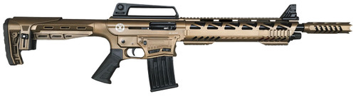 Silver Eagle Arms SE122TACB Tactical Bronze Cerakote 12 Gauge Semi-Auto Shotgun with 20-Inch Barrel