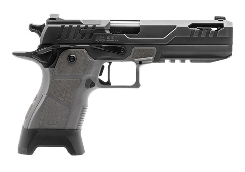 OA Defense OA-2311-FPRO-KIT-GRY-PRT-21 9mm Luger Compact Pistol with 5-Inch Barrel and Gray Modular Grips